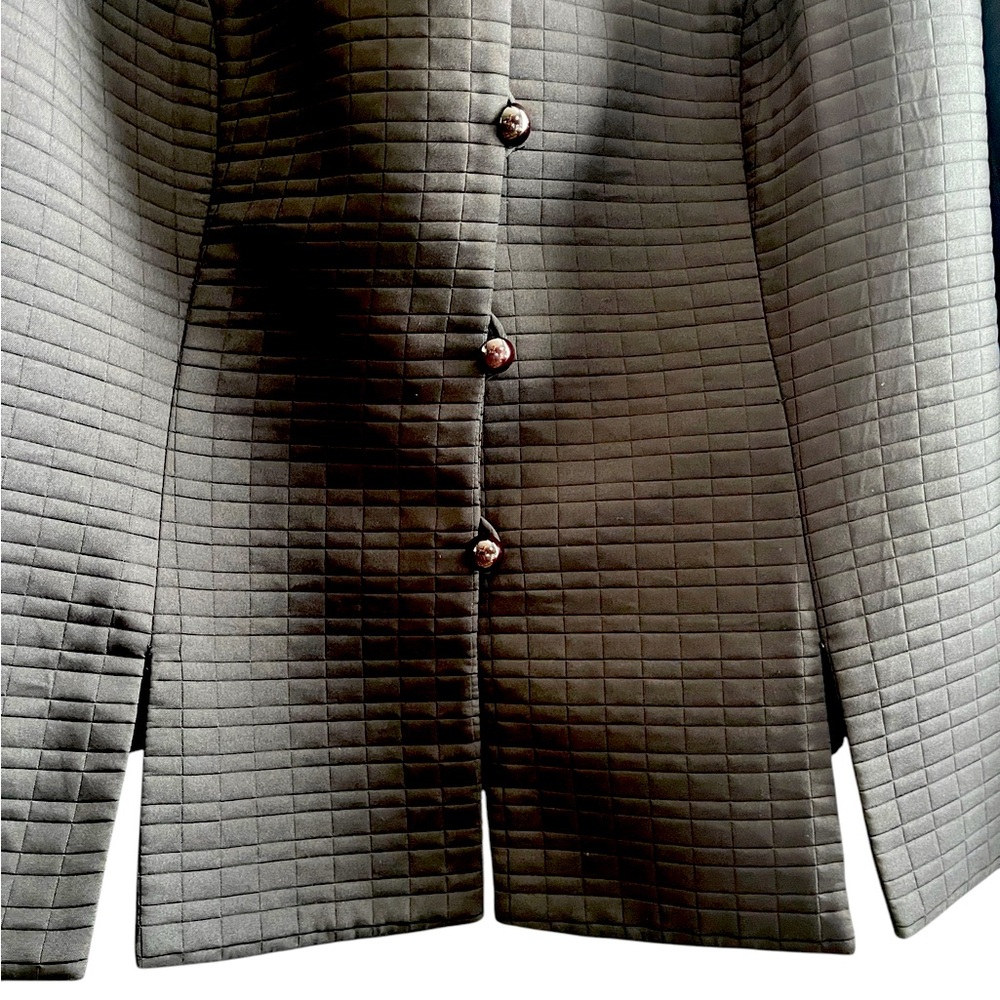 JOHN MEYER Black Textured Women's Suit Jacket Sz 16W - Picture 5 of 9